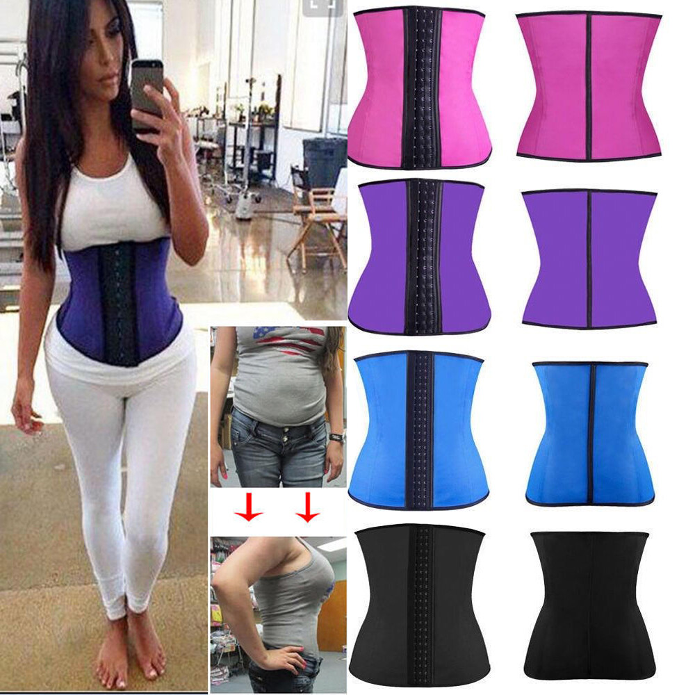 Fajas Colombianas Latex Waist Trainer Girdle Slimmer Long Torso Cincher