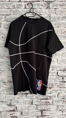 Louis Vuitton x NBA T Shirt Herren M Basketball Schwarz Weiß 