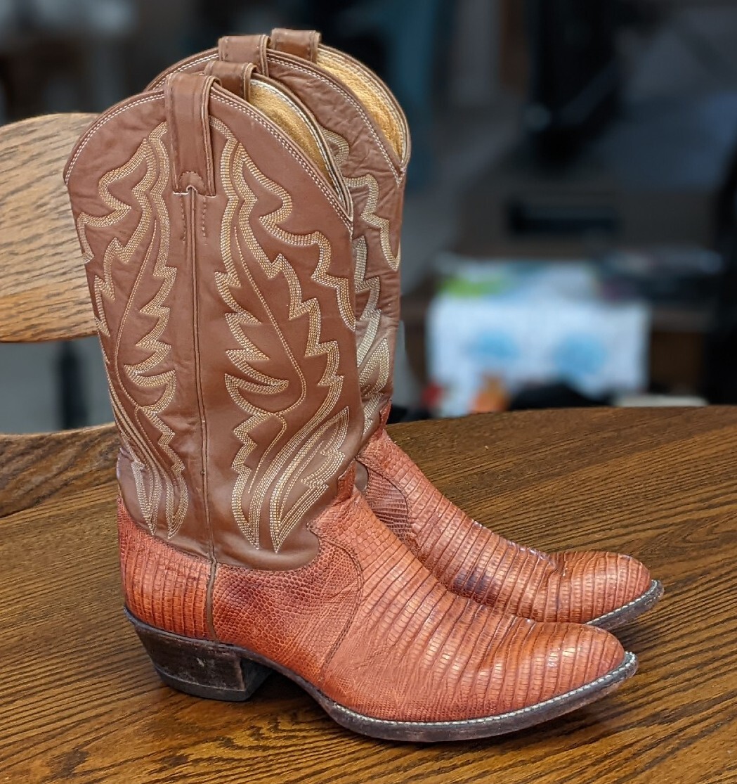 JUSTIN vintage 90s teju lizard western boots Vintage 90s Justin Men main image 3
