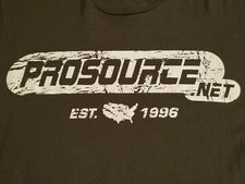 PROSOURCE.Net Supplements Company Website Promotional Shirt Medium Size Protein 