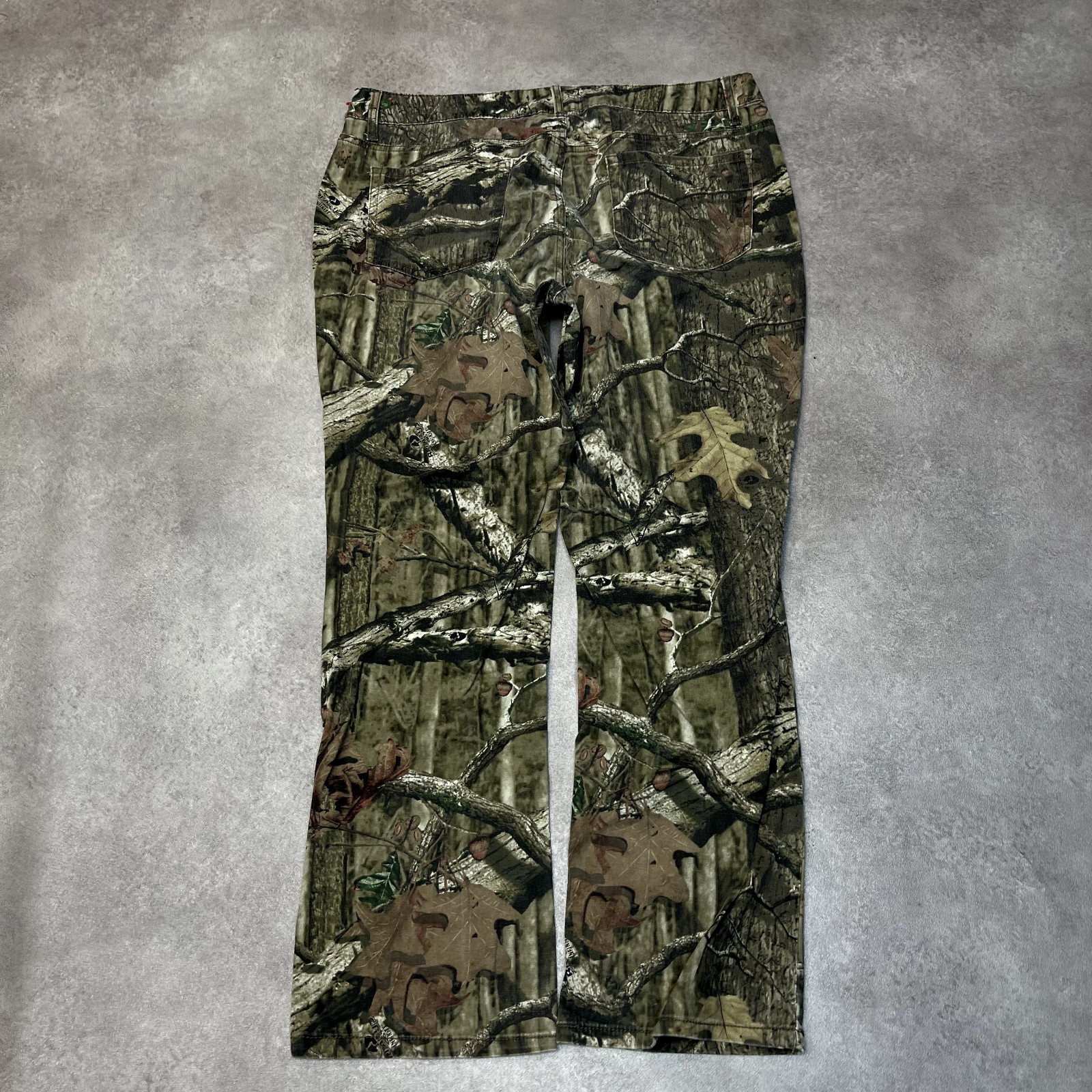 Real Tree Camo Cargo Trousers Mens Vintage Army Hunting Trousers, Green, 38" image 6