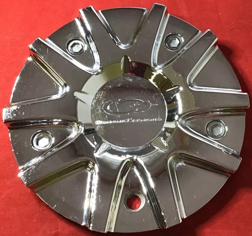 ONE USED Chrome Elements Wheels Chrome Custom Wheel Center Cap # E14-A 9173