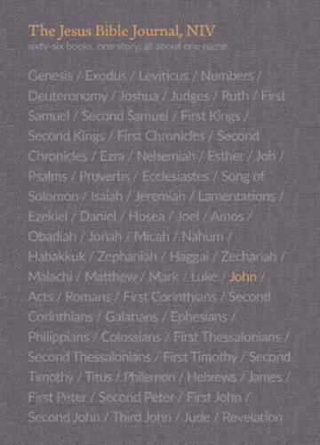 The Jesus Bible Journal, John, NIV, Paperback, Comfort Print - Paperback - GOOD