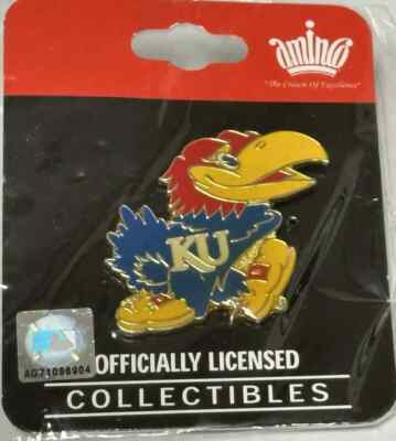 KU Jayhawk Lapel Pin University of Kansas