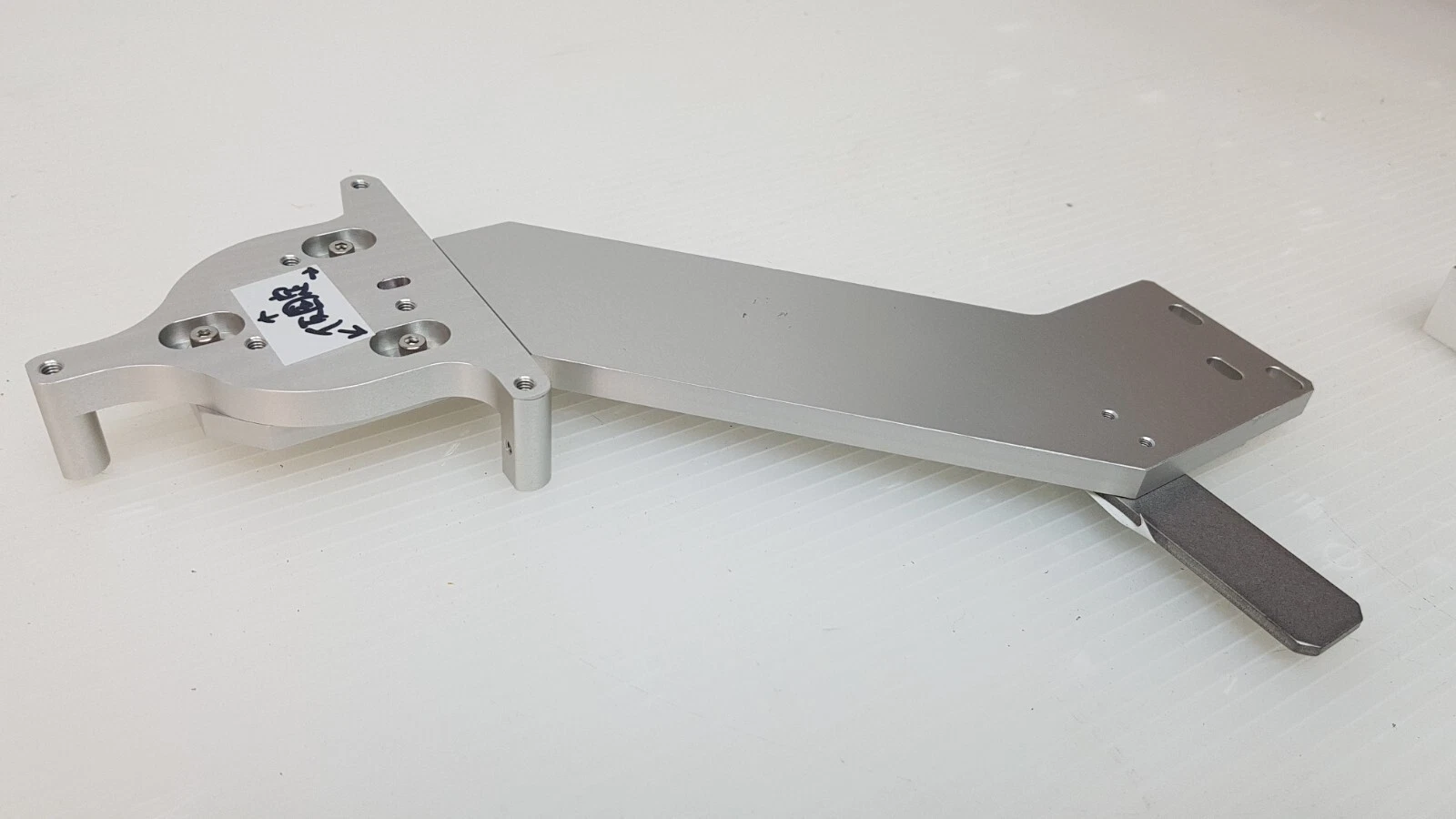 ARM(LHP) ASSY: machined aluminum arm with dark end plate, TEL CT5085-428149-13 set