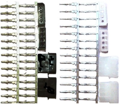 50 pcs IDE ATX Connector Molex 8981 5.08mm 4-Pin Female Housing +Pins Spares 5oz