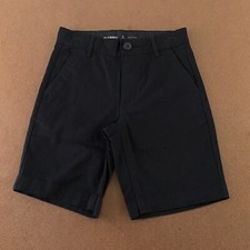 Old Navy Girls Size 8 slim Black Built In Flex Chino Shorts New
