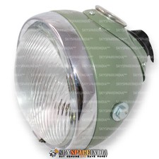 Lucas Typ 6,5" grün Scheinwerfer Headlamp kompatibel mit Norton BSA AJS Triumph