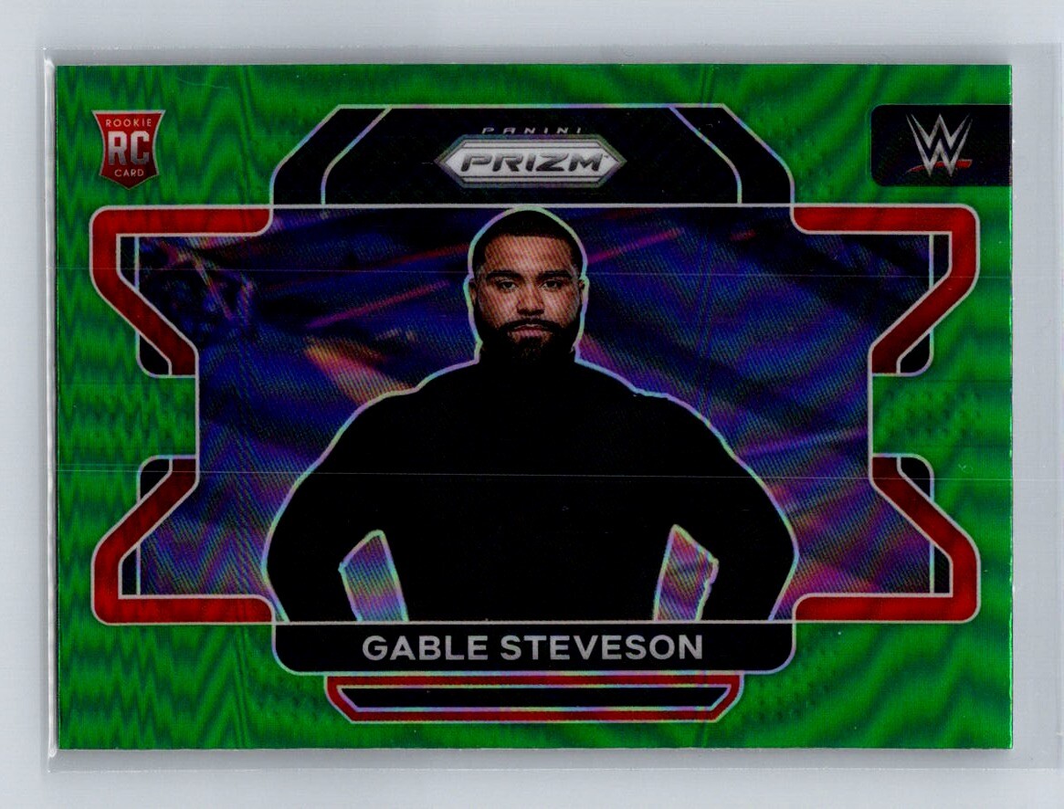 2022 Panini Prizm WWE #23 Green Gable Steveson RC