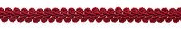 French Zierborte Geflochten, Style# Fgs, Farbe# E13 - Cherry Red, 10 Yards