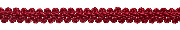 French Zierborte Geflochten, Style# Fgs, Farbe# E13 - Cherry Red, 10 Yards-image