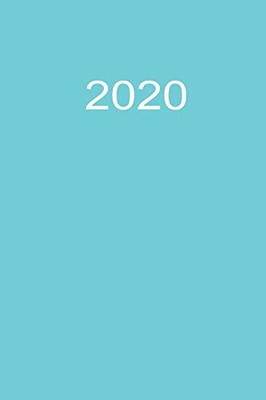 2020: Taschenkalender 2020 A5 Blau, JilSun 9781678552787 Fast Free Shipping-,