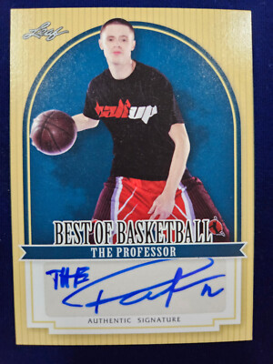  2012 Leaf Best Of Basketball Grayson Boucher ''The Professor'' Auto RC 
