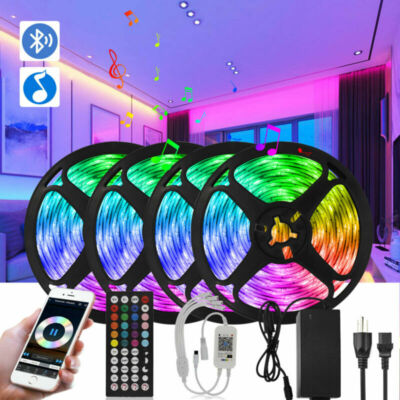 12V Music Sync Bluetooth(compatible) Remote 5-20m Full Kit LED Strip Light