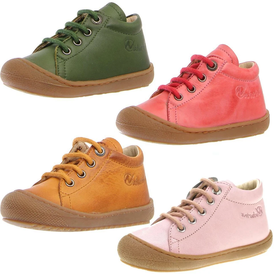 NATURINO COCOON (3972) Lauflernschuh Schnürschuh Leder leicht weich Gr.18-26