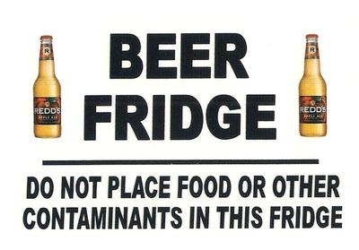 FUNNY BEER REDDS APPLE ALE REFRIGERATOR SCHOOL LOCKER MAGNET MAN CAVE GAG GIFT