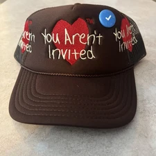 HYDE PARK Triple Shot Espresso “You Aren’t Invited Trucker Hat -Bagged Brand New