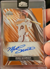 2024 Topps Chrome Black Orange Autograph Mike Schmidt /25 #CBA-MS Phillies