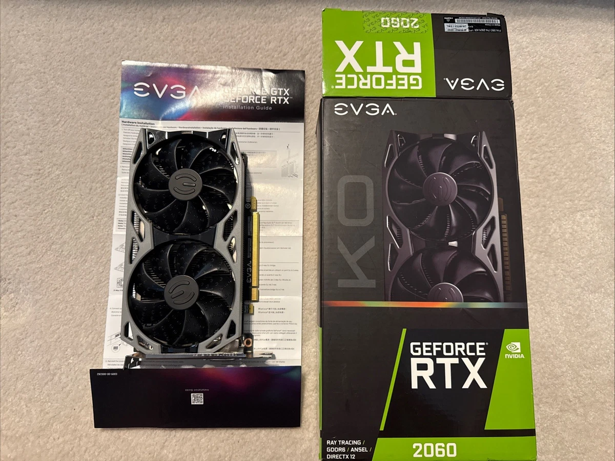 EVGA NVIDIA GeForce RTX 2060 NVIDIA Computer Graphics Cards for