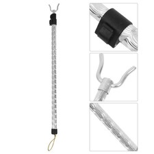 2 Pcs Telescopic Clothes Drying Rod Closet Stick for Hanging Reach Pole