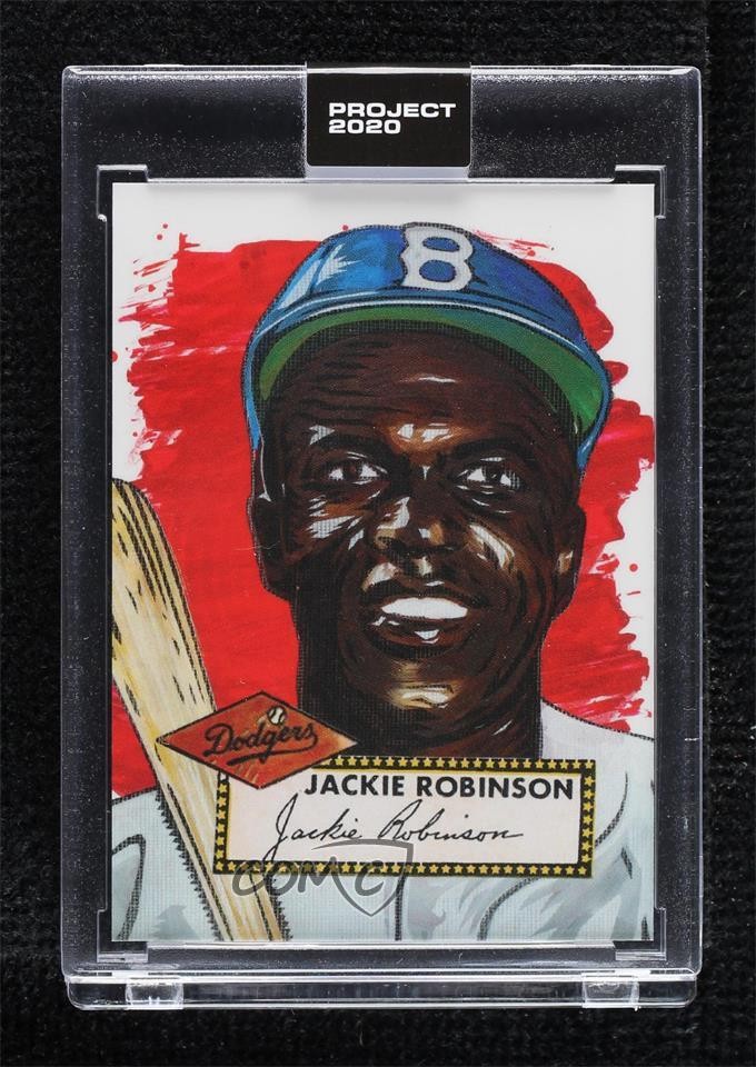 2020 Project 1952 Topps /2980 Jackie Robinson Blake Jamieson #42 HOF 8at