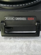 Kodak Carousel 600H Projector With Slide Holder And Photo Lamp READ 