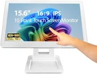 ANGEL POS 15.6 Inch 1920 x 1080 FHD IPS Touchscreen POS Monitor with Metal Stand
