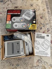 Super Nintendo SNES Classic Mini Nintendo Entertainment System Boxed VGC