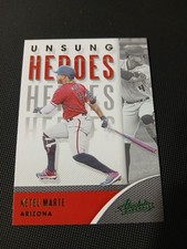 2021 Panini Absolute #UH-10 Ketel Marte Unsung Heroes Green