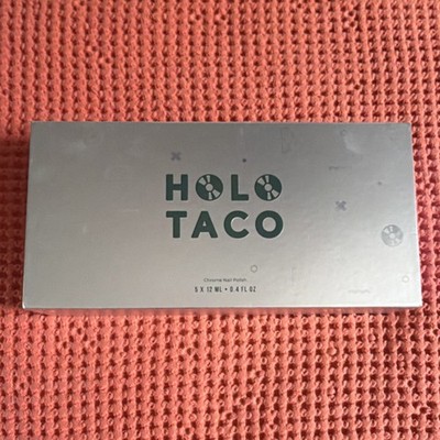 Holo Taco One-Coat Chrome Collection Cosmetics Case Silver Cardboard BOX ONLY