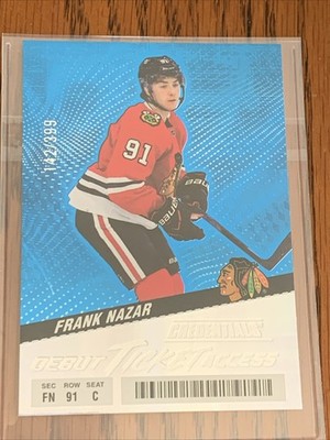 Frank Nazar 2024-25 Credentials Debut Ticket Access 142/399