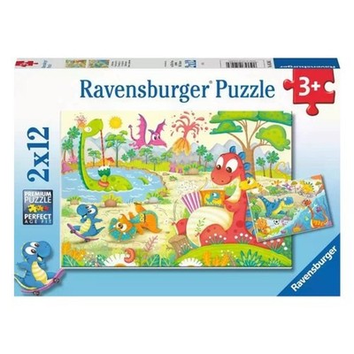 Ravensburger Puzzle 2x12 Pieces 36m+ (26x18cm) Assorted