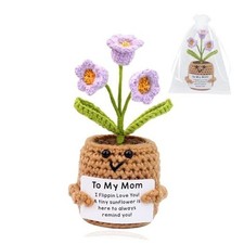 Mothers Day Birthday Gifts for Mom from Daughter Purple Bell Flower - to My Mom
