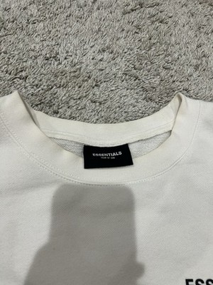 Fear Of God Essentials Hoodie Mens XL White Sakura Cherry Blossom