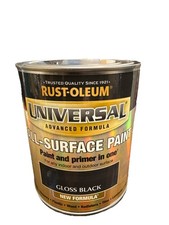Rust-Oleum Universal All Surface Brush on Paint - Gloss Black