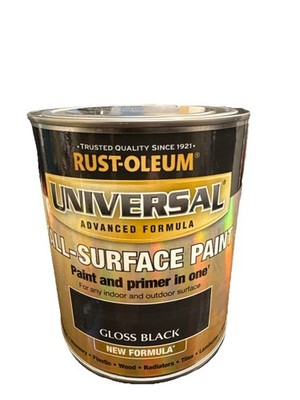 Rust-Oleum Universal All Surface Pinsel auf Lack - schwarz glänzend