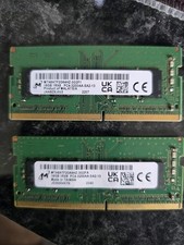 Micron 2  X 16GB DDR4 RAM PC4-3200AA 3200Mhz SO-DIMM Memory Module  - Laptops