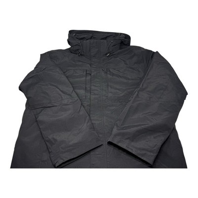 Men s Black 3 In 1  Water-Resistant Jacket Size Large