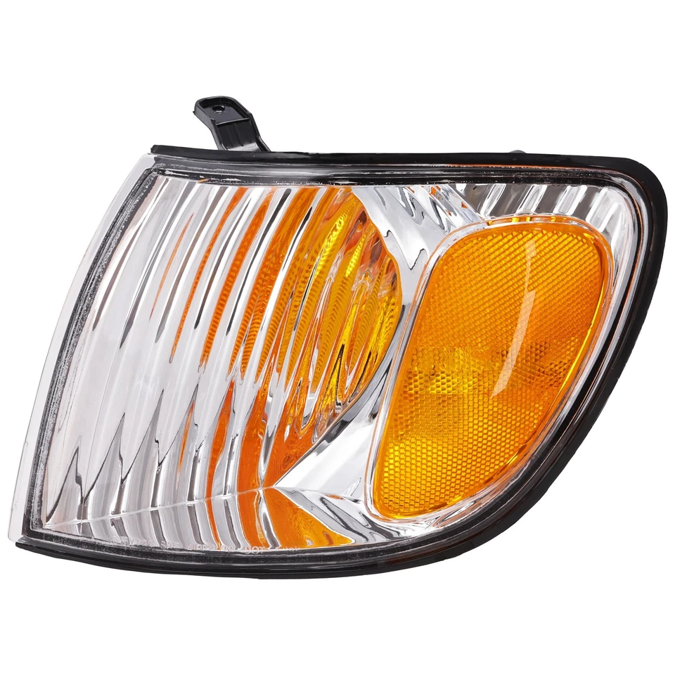 Luces esquineras delanteras izquierdas ámbar y plástico transparente V para Sienna 2001-2003 Foto 4 de 4