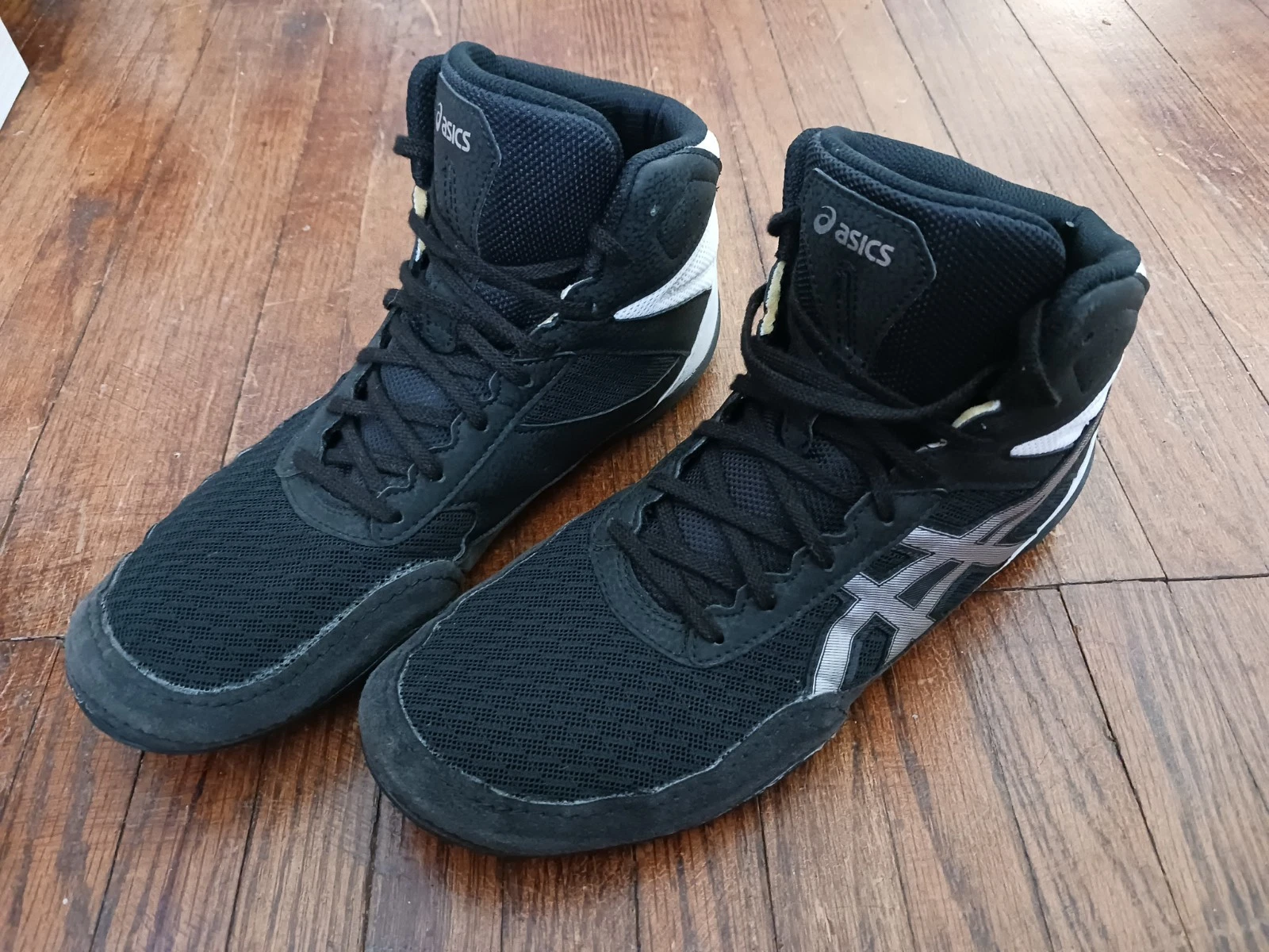 Scarpe sneakers casual Asics uomo Matflex 6 1081A021 nere taglia 10