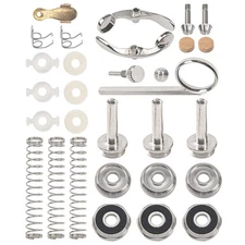 Trumpet Repair Kit - Finger Buttons, Valve Cap, Screw, Drain Valve Key, Pisto...