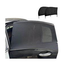Car Rear Window Screens for Side Windows, 2 Pack Side Window Sun Shades,Stret...