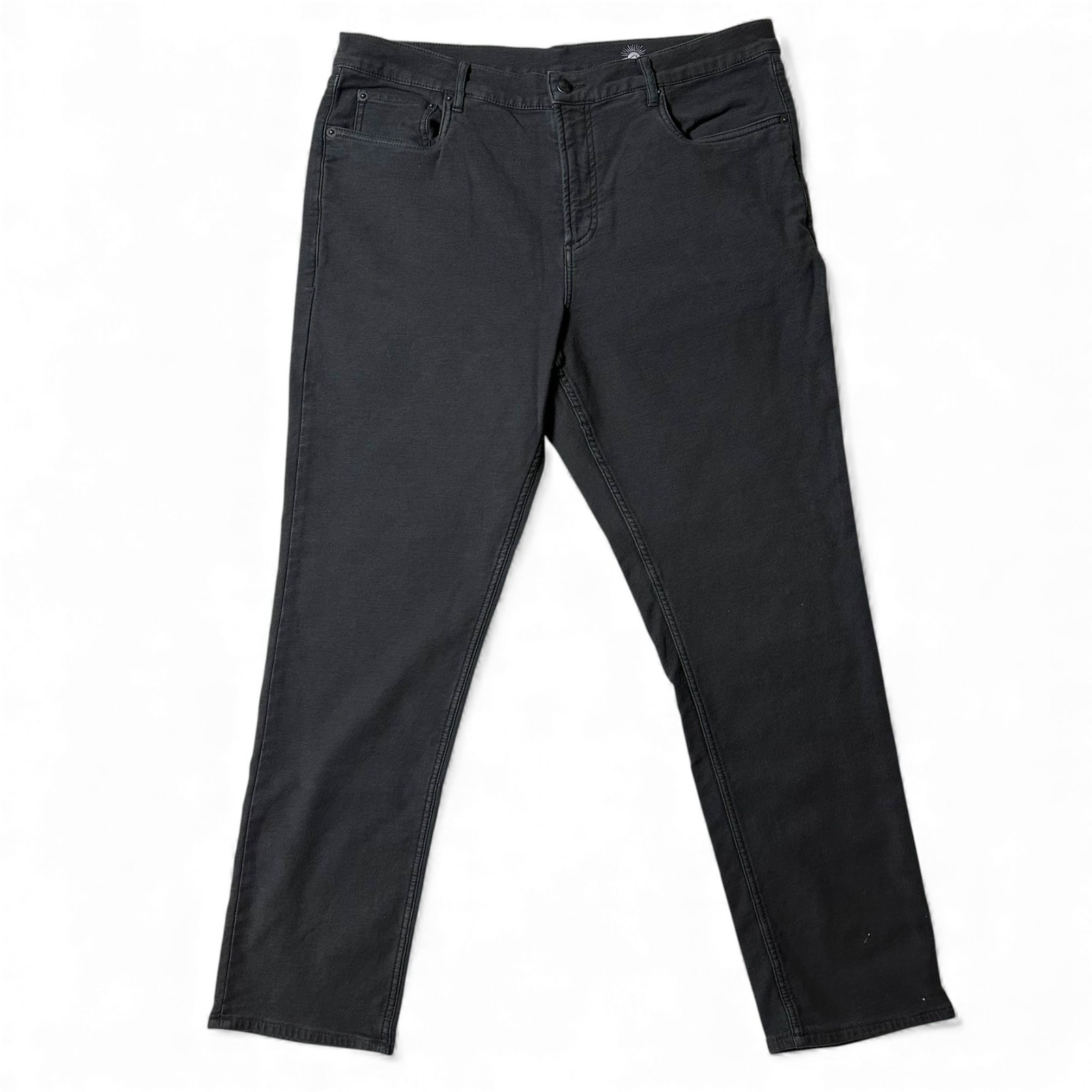 Faherty Stretch Terry 5 Pocket Pants Mens Size 36x30 Onyx Chino Athletic