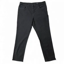Faherty Stretch Terry 5 Pocket Pants Mens Size 36x30 Onyx Chino Athletic