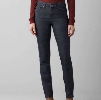 Prana Kayla High Rise Jeans Women s 24x32 Gray Stretch Denim Skinny NWT