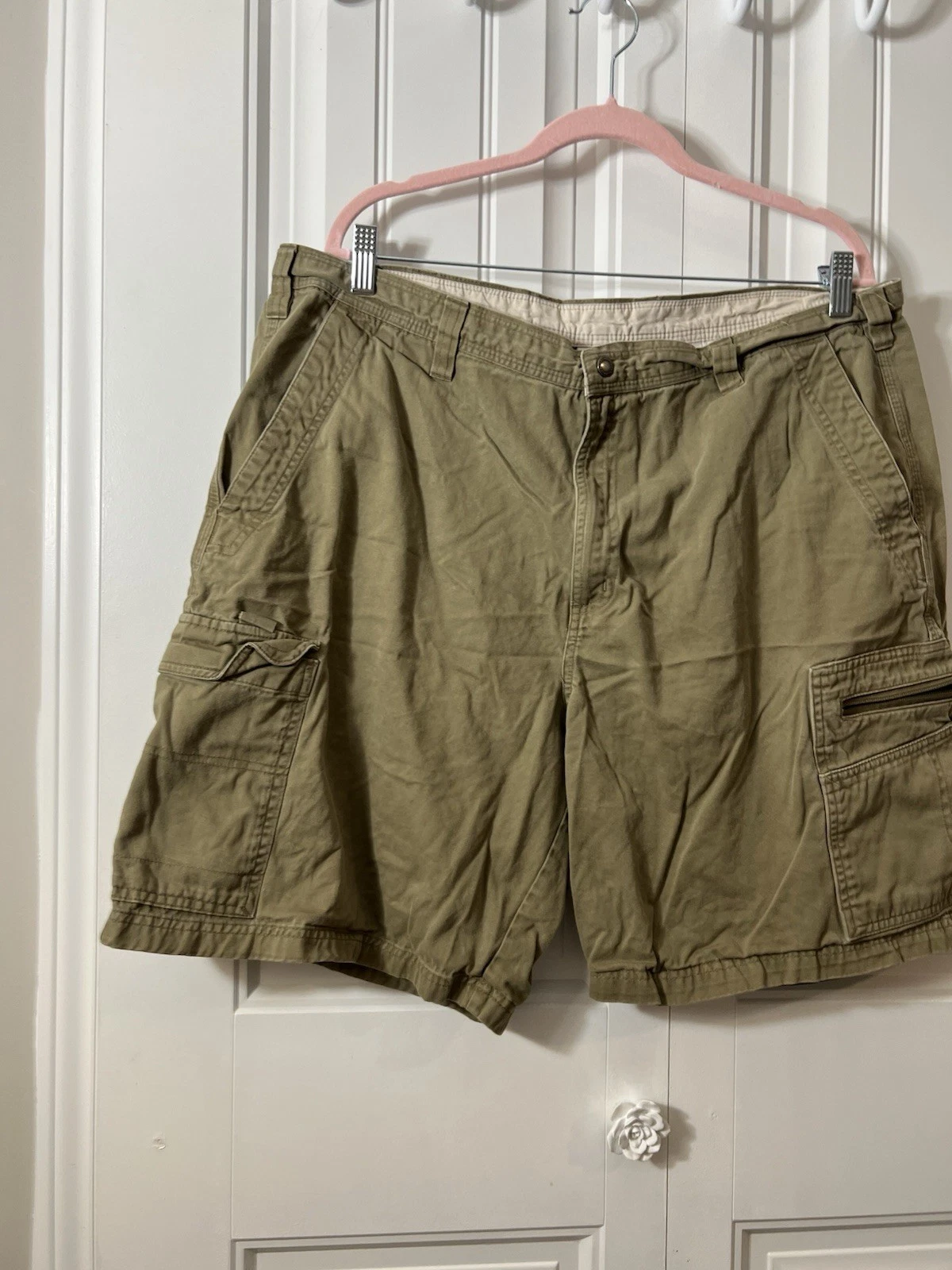 Columbia Sportswear Fishing Outdoors Mens Cargo Shorts Sz 40 Green