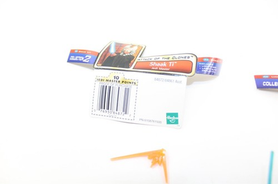 #ad Attach of the Clones Star Wars Collectible Insert amp; A 1998 Obi Wan Kenobi Figure $14.54