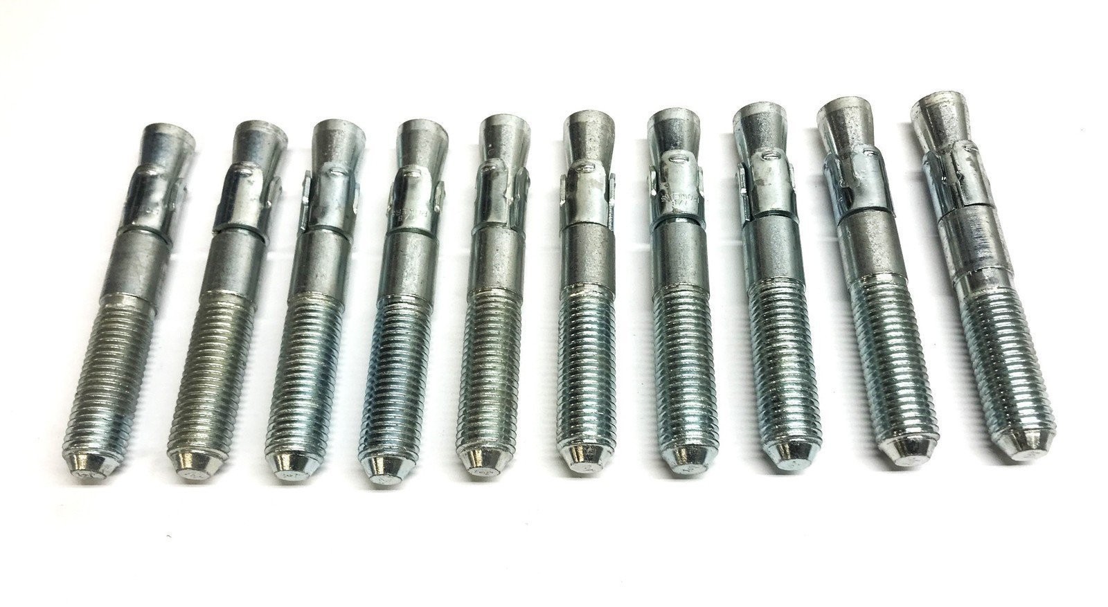 Powers 7/8" x 6" Wedge Anchor (Without Hex Nuts or Washers) [Lot of 10] NOS