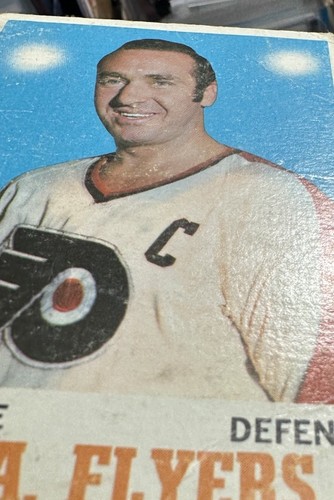 Ed Van Impe 1970 Topps #80 Philadelphia Flyers Low Grade - Picture 7 of 9