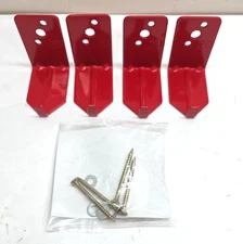 (4pk) 20LB UNIVERSAL Fire Extinguisher Bracket Hook Style Wall Mount Hanger